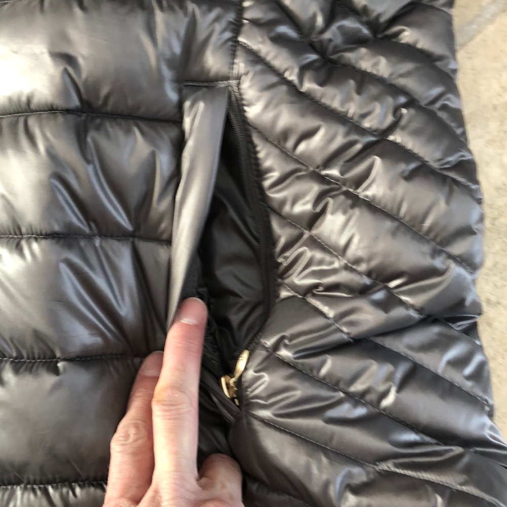 Calvin Klein silvery grey/black jacket - Picture 6 of 15